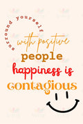 VEP017 Surround Yourself... Poster - 12x18 - Inspirational Quotes English