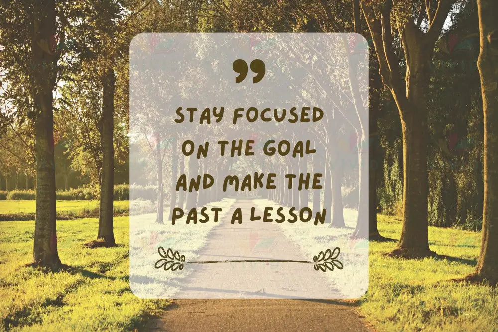 VEP022 Stay Focused On the Goal Poster - 12x18 - Inspirational Quotes English