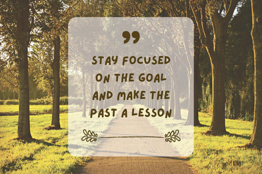 VEP022 STAY FOCUSED ON THE GOAL POSTER