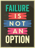 VEP029 Failure is Not... Poster - 12x18 - Inspirational Quotes English