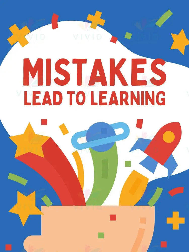 VEP030 Mistakes Lead To... Poster - 12x18 - Inspirational Quotes English