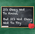 VEP035 IT'S OKAY NOT TO KNOW… POSTER (Copy)
