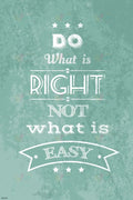 VEP206 Do what’s right… Poster - 12x18 - Inspirational Quotes English