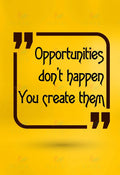 VEP214 Opportunities Poster - 12x18 - Inspirational Quotes English