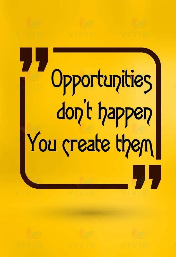 VEP214 Opportunities Poster - 12x18 - Inspirational Quotes English