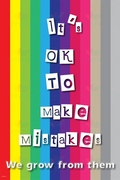 VEP245 It’s OK to Make… Poster - 12x18 - Inspirational Quotes English