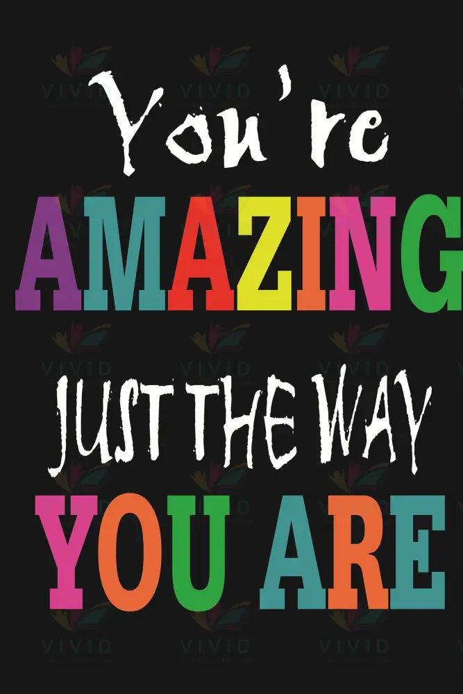 VEP5101 You’re Amazing Poster - 12x18 - Inspirational Quotes English