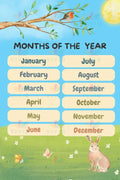 VES014 Month Poster Colorful - 12x18 - Calendars