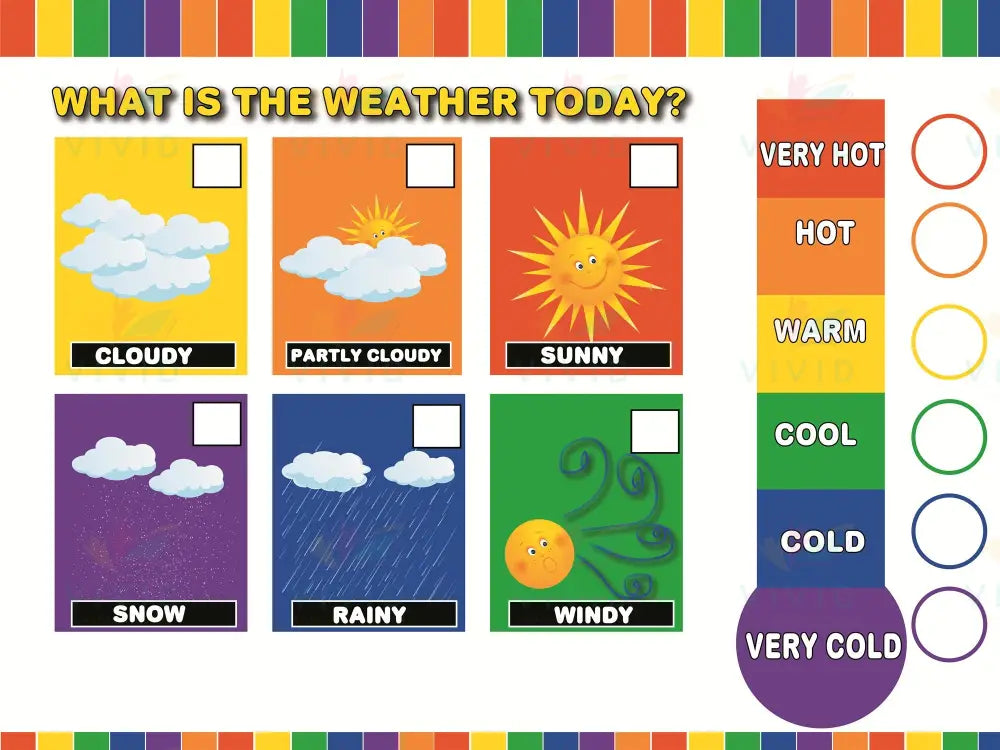 VES111a What’s the weather Yiddish - 18x24 - Learning Charts Yiddish