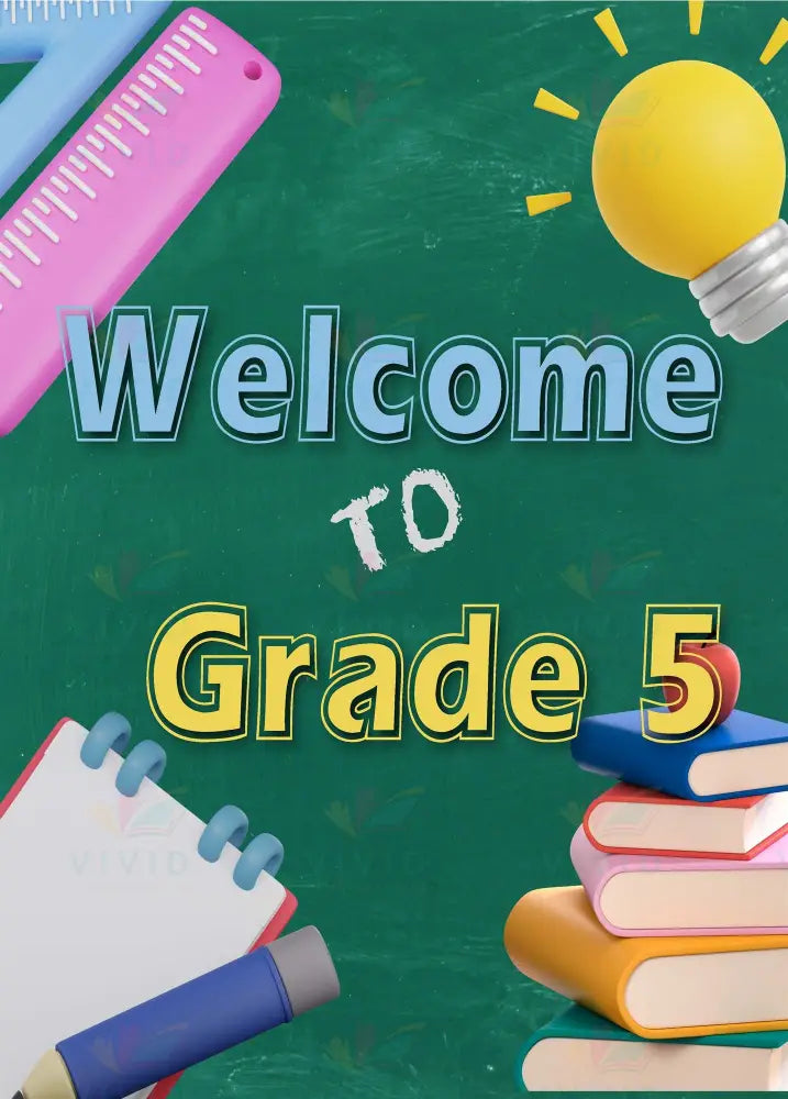 VEW016 ENGLISH WELCOME GREEN BOARD WITH SUPPLIES - Welcome Signs English