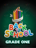 VEW1749 BACK TP SCHOOL GREEN BACKGROUND WELCOME - 18x24’’ / Pre Nursery - Welcome Signs English