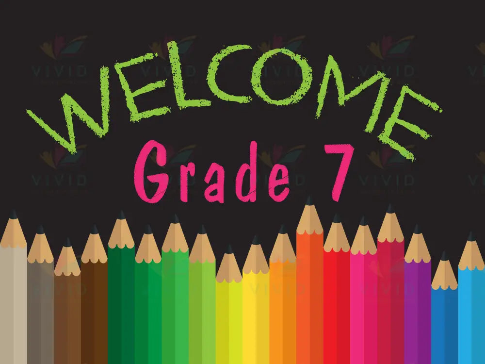 VEW2101 ENGLISH WELCOME BLACK COLORED PENCIL - Welcome Signs English
