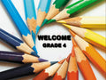 VEW300 ENGLISH WELCOME COLOR PENCIL CIRCLE - 18x24’’ / Pre Nursery - Welcome Signs English
