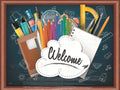 VEW304 ENGLISH WELCOME SUPPLIES - 18x24’’ - Welcome Signs English