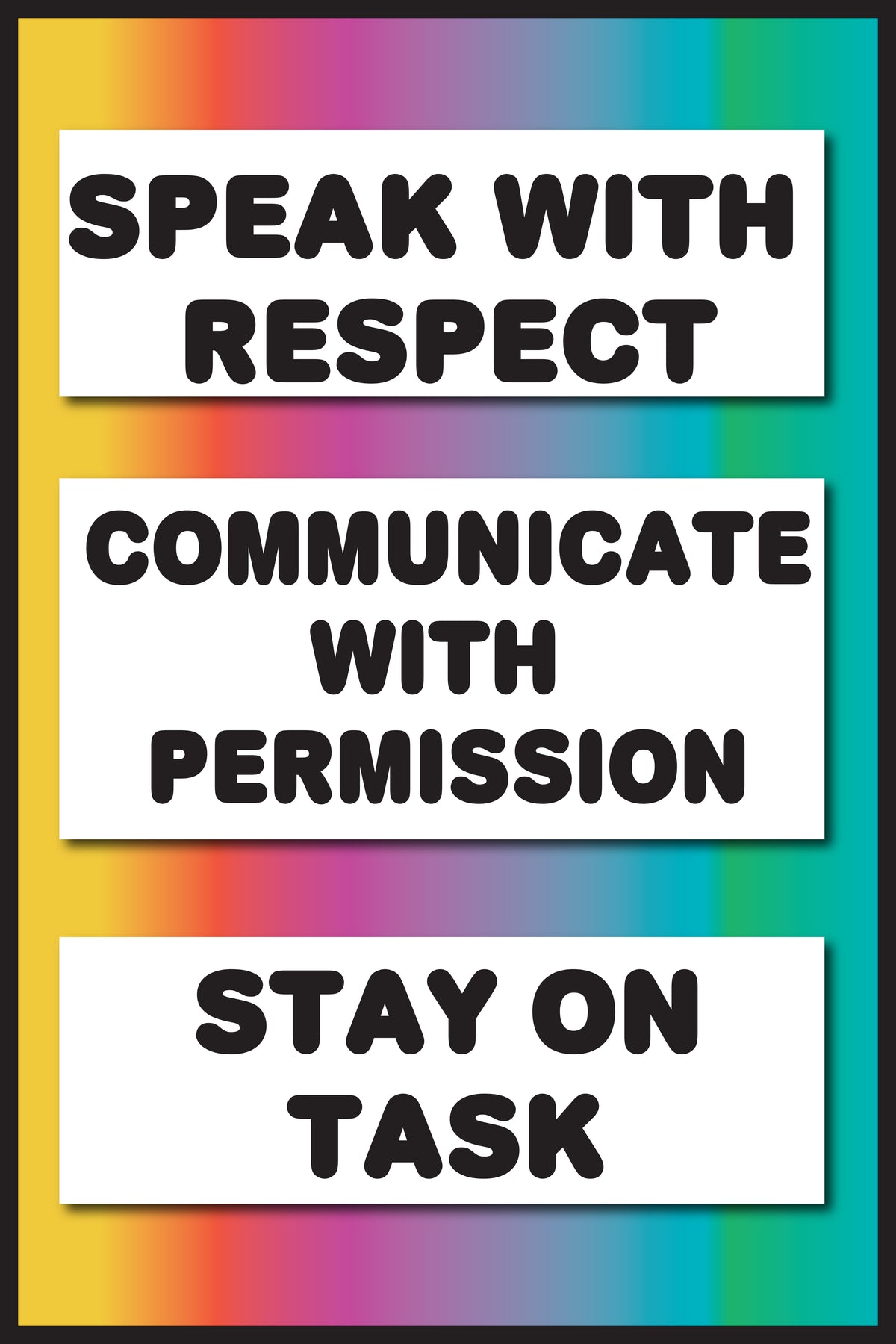 VLC001 RULES POSTER
