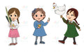 VMB3709 Tishrei Girls Bulletin - 18x24 - Bulletin Sets
