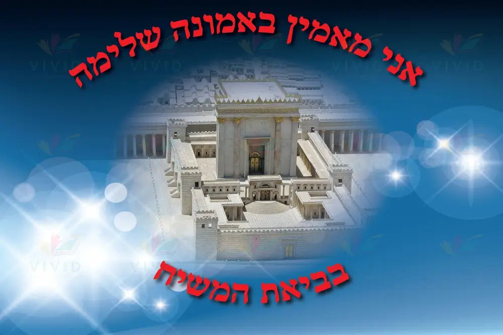 VP101 Ani Mamin Poster - 12x18 - Inspirational Quotes Yiddish