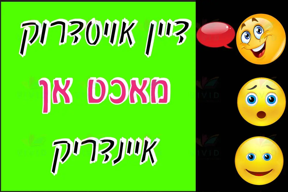 VP6436 Your expression Poster - 12x18 - Inspirational Quotes Yiddish