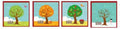 VS1823 WEATHER SET TREE SCENE - 12x12 - Learning Charts Yiddish