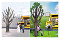 VS1830 WEATHER WINDOW WITH 4 SEASON PICTURES