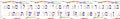 VSC1523 YIDDISH ALEPH BAIS DESK STRIPS