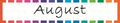 VSP118 ENGLISH MONTHS COLOR AROUND - 12x2.3’’ - Calendars