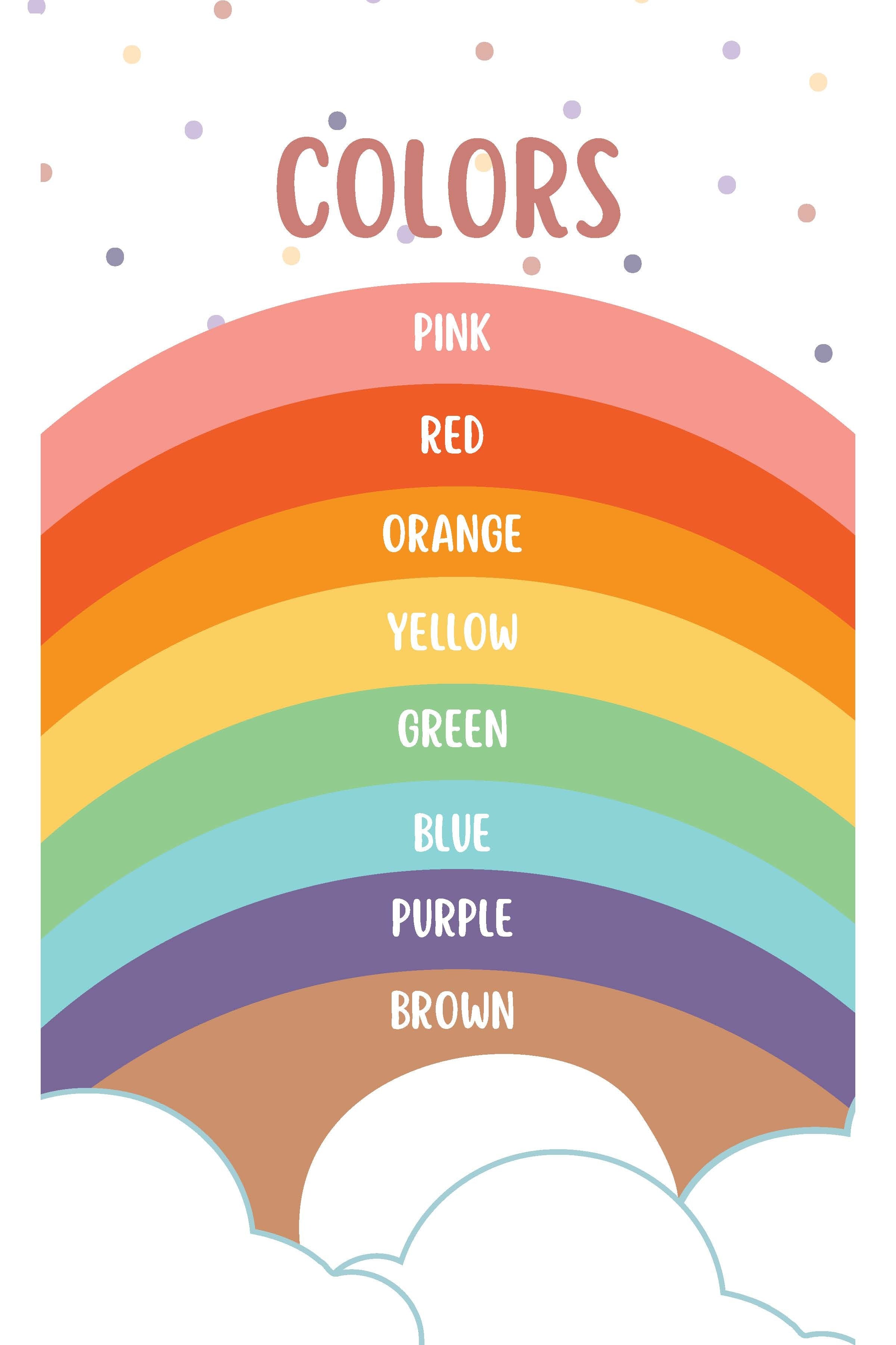 VYL037 RAINBOW COLOR POSTER