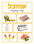 VYL116 BROCHES POSTERS - 12x18’’ - Learning Charts Yiddish