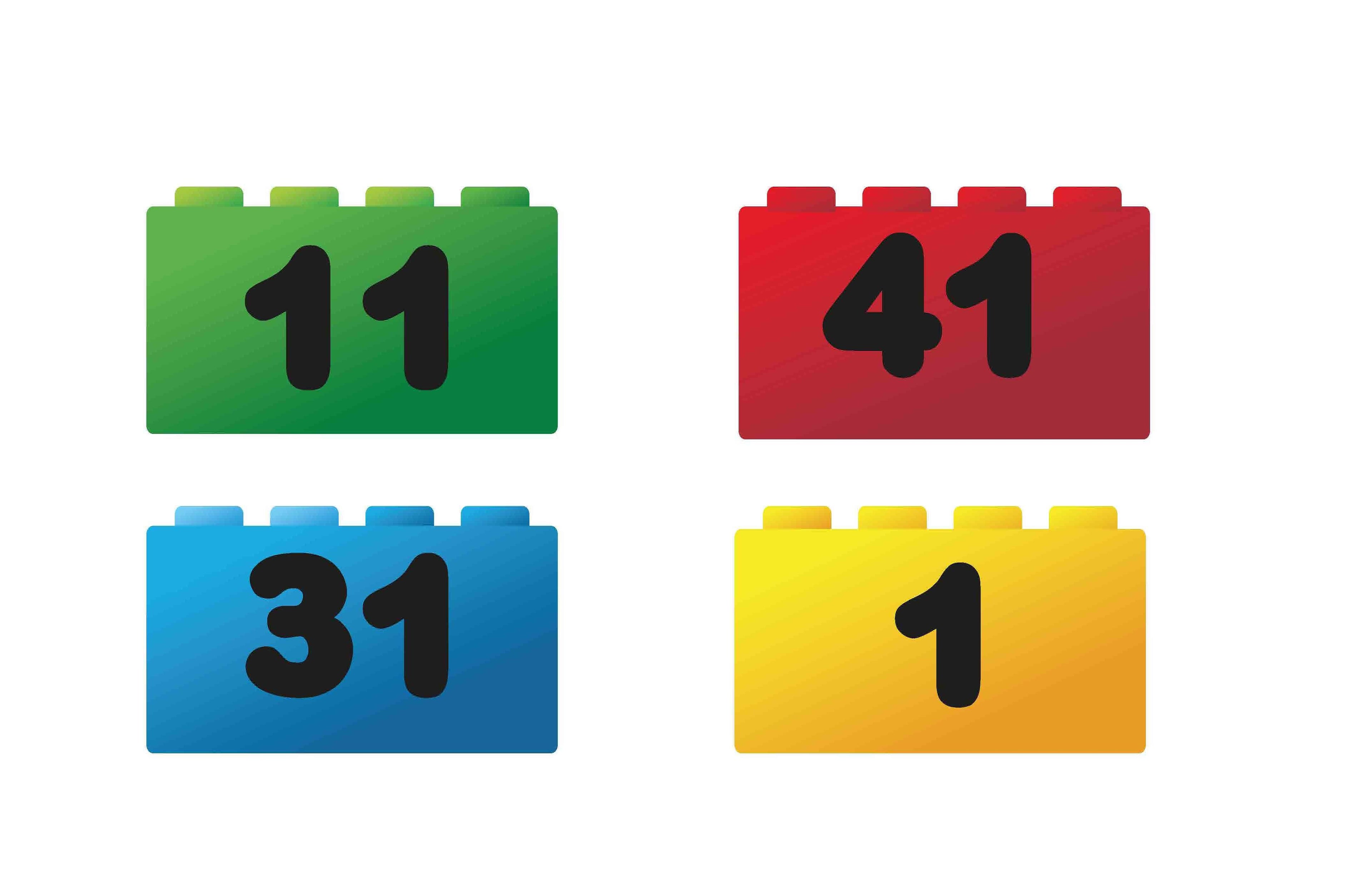 VYL1215 LEGO 1-100