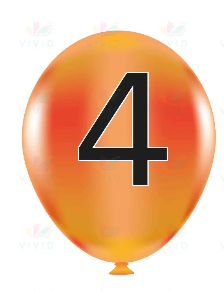 VYL221 FLY HIGH NUMBER BALLOONS 1-10 - 8.5x11 each - Learning Charts Yiddish