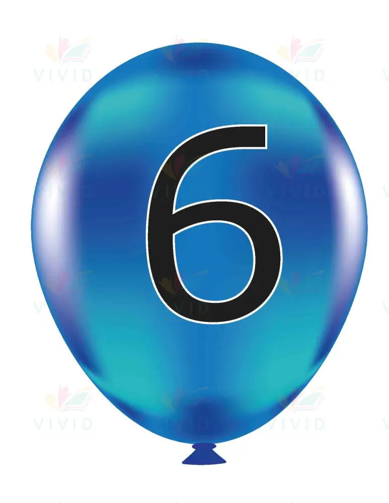 VYL221 FLY HIGH NUMBER BALLOONS 1-10 - 8.5x11 each - Learning Charts Yiddish