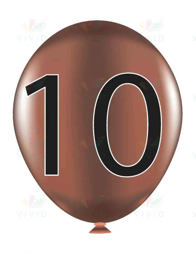 VYL221 FLY HIGH NUMBER BALLOONS 1-10 - 8.5x11 each - Learning Charts Yiddish