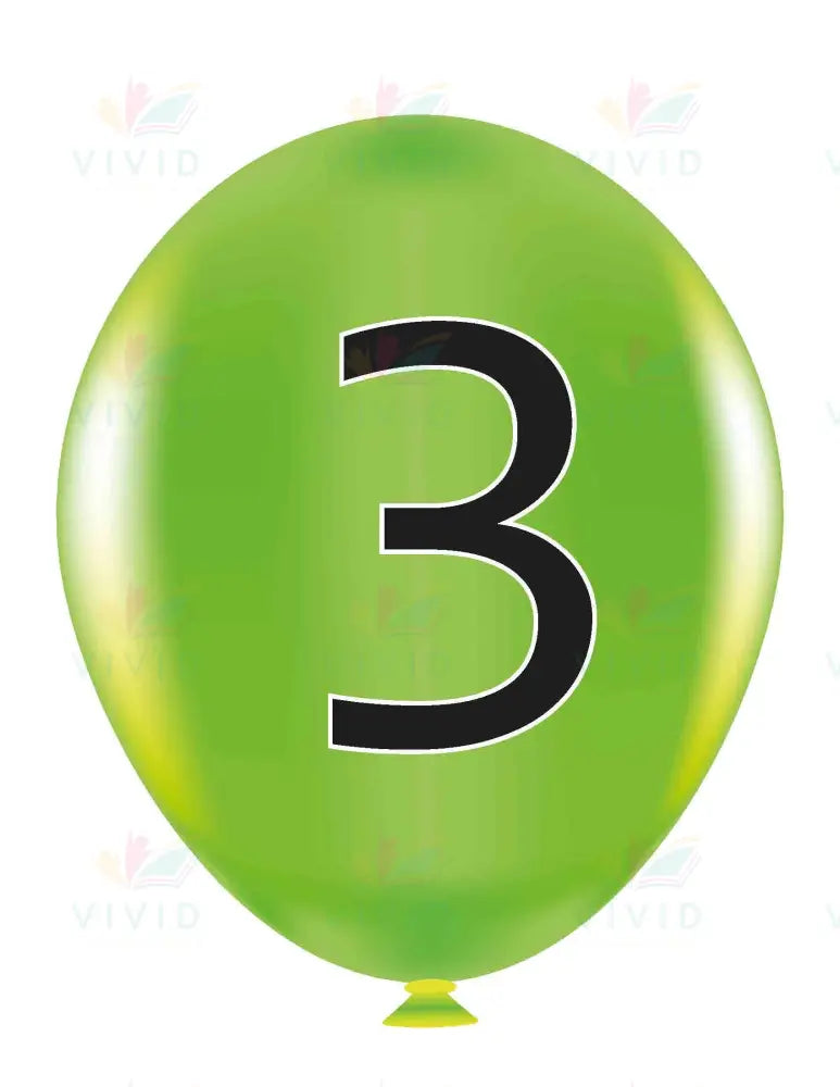 VYL221 FLY HIGH NUMBER BALLOONS 1-10 - 8.5x11 each - Learning Charts Yiddish