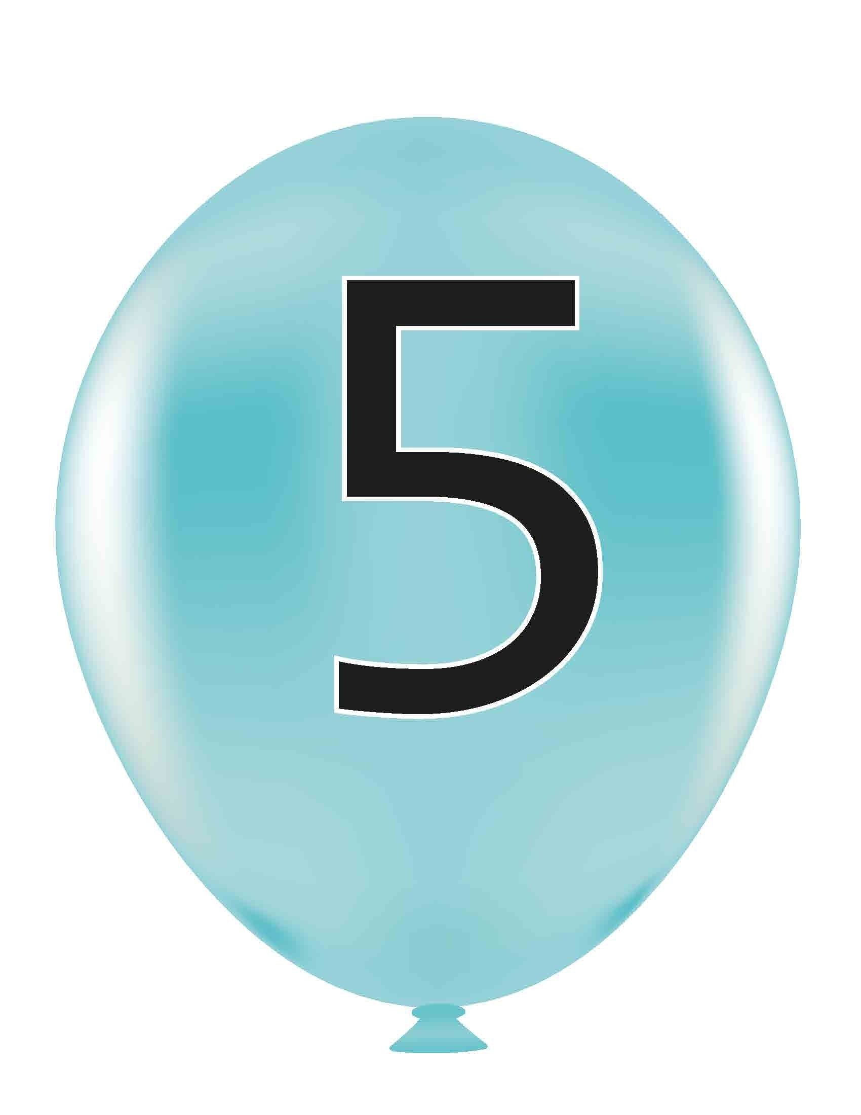 VYL221 FLY HIGH NUMBER BALLOONS 1-10