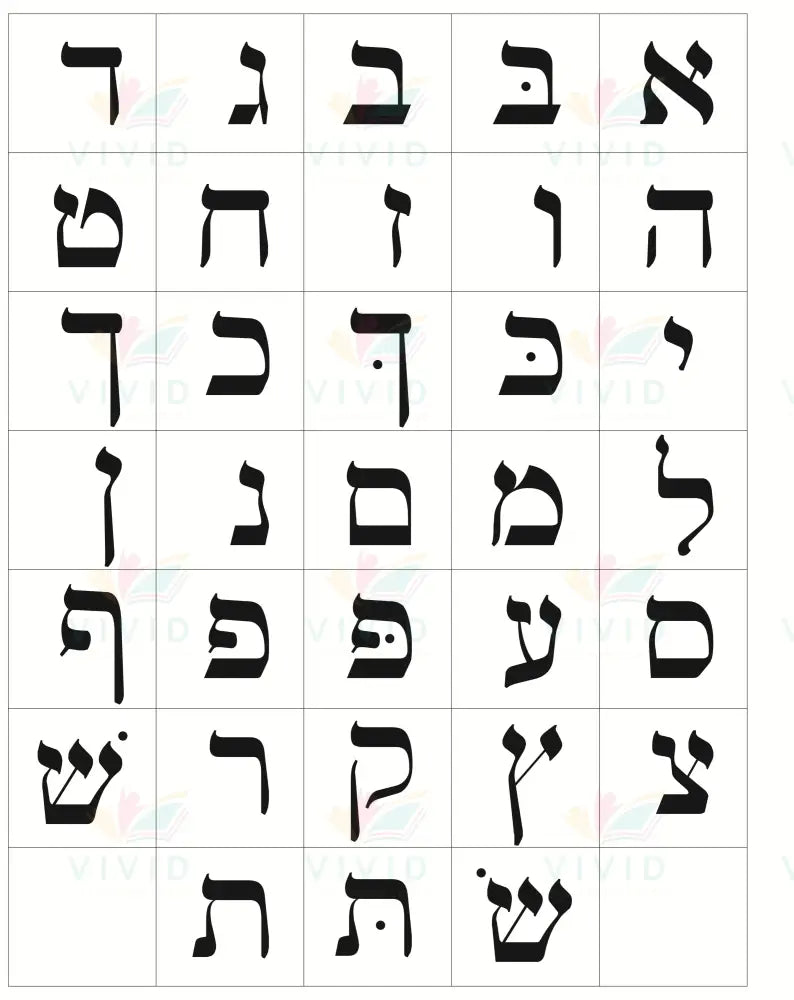 VYL4003 SIDDUR ALEPH BAIS POSTER - 12x18 - Learning Charts Yiddish