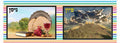 VYL5100 MONTHLY POSTERS HEBREW COLORED ZIG ZAG BACKGROUND