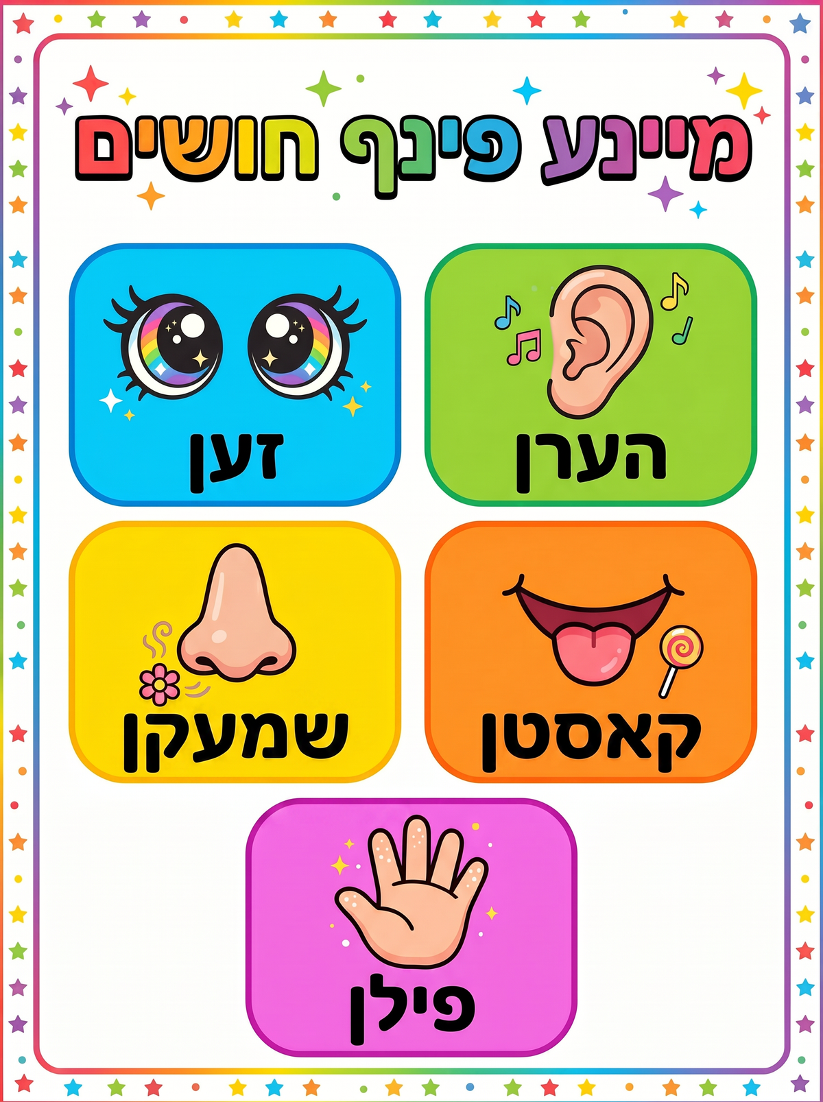vyl9014b 5 sences poster