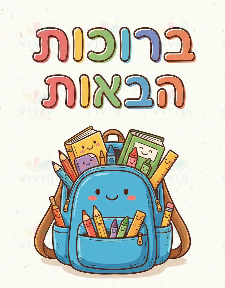 VYW9001 SMILING BRIEFCASE WELCOME - Welcome Signs Yiddish