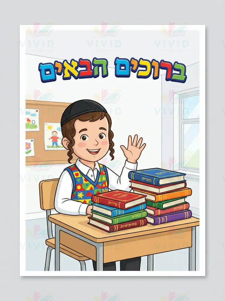 VYW9005 BOYS WELCOME - Welcome Signs Yiddish